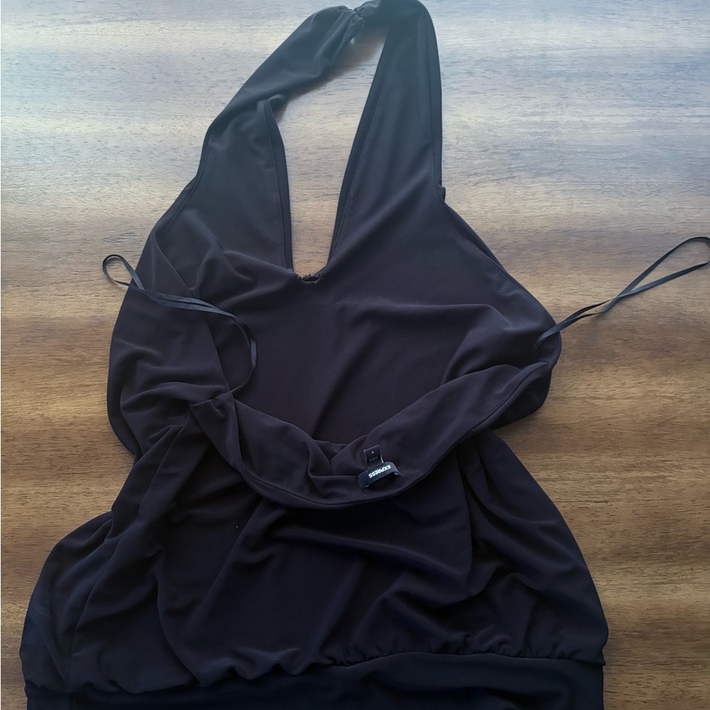 Express Black Halter Tank Top